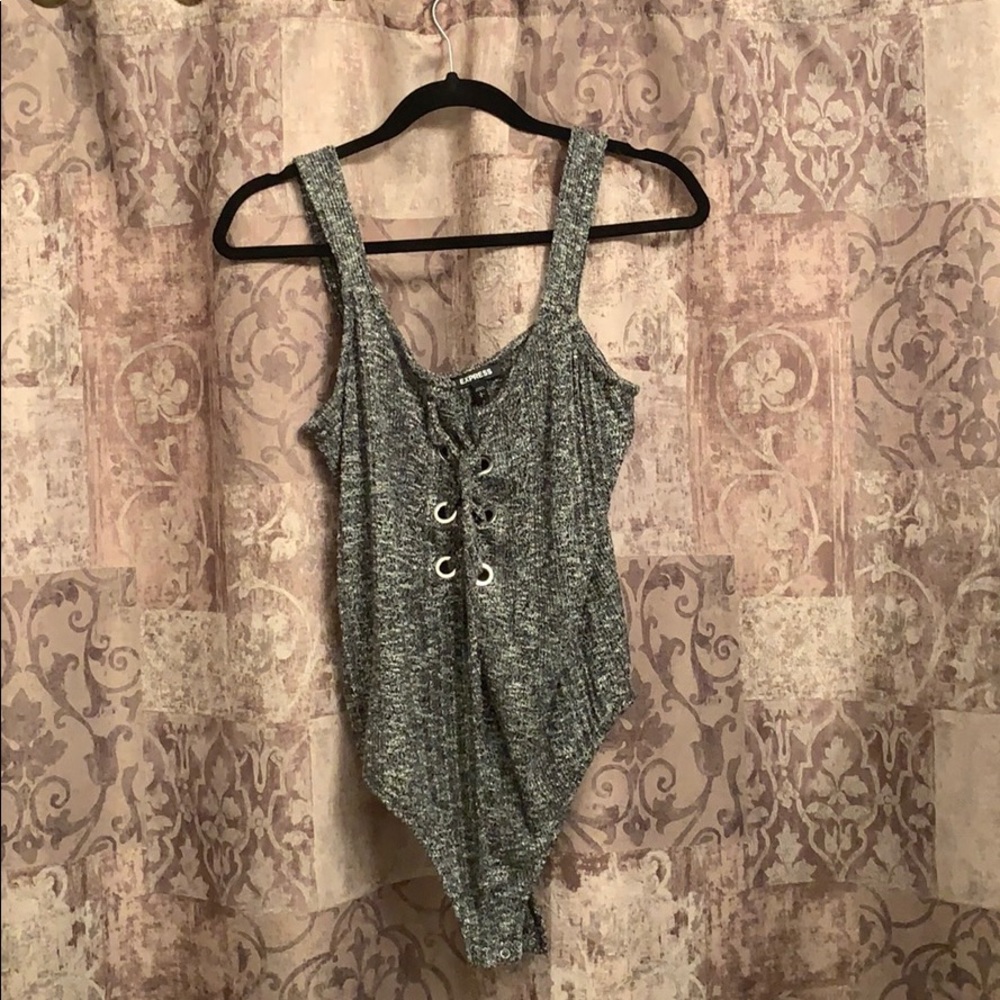 Grey Body suit